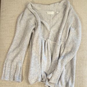 Women's Kimchi & Blue Gray Open Sweater With Detailed Sleeves